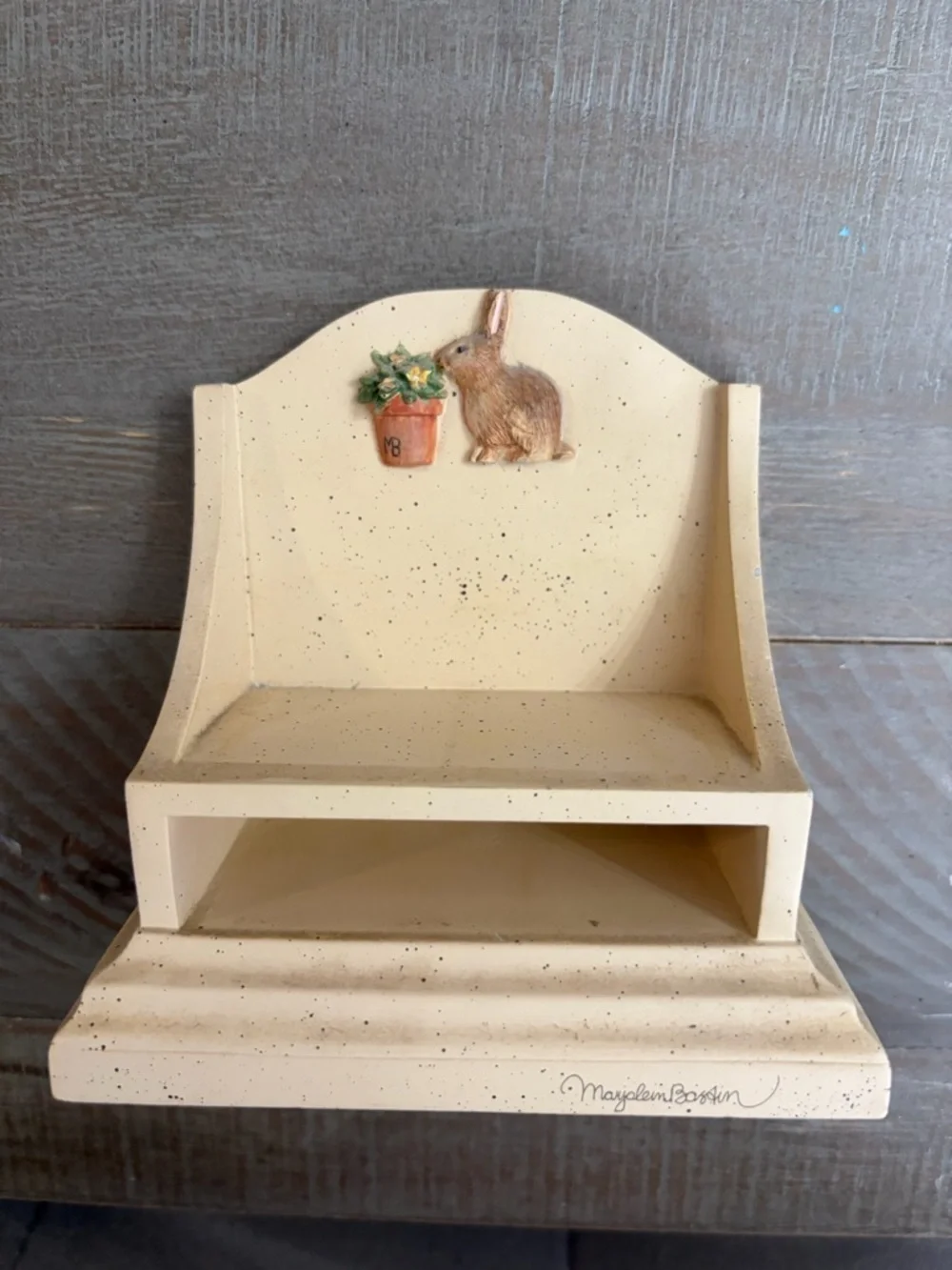 Marjolein Bastin Cream Bunny card holder